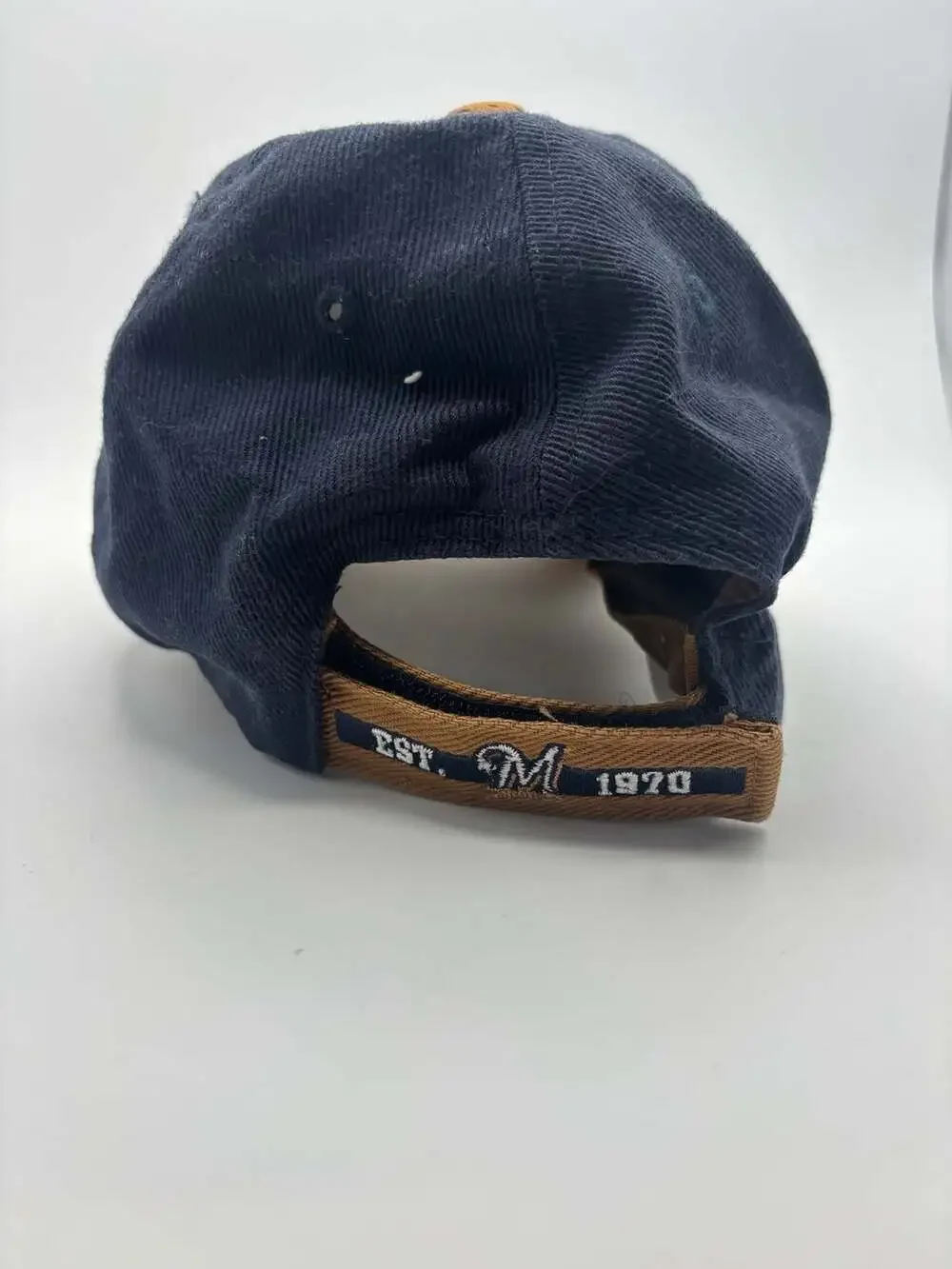 Twins Enterprise Milwaukee Brewers Youth Adjustable Velcro Strapback Baseball Ca